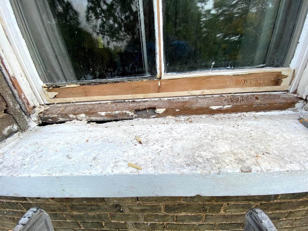 window sills rot