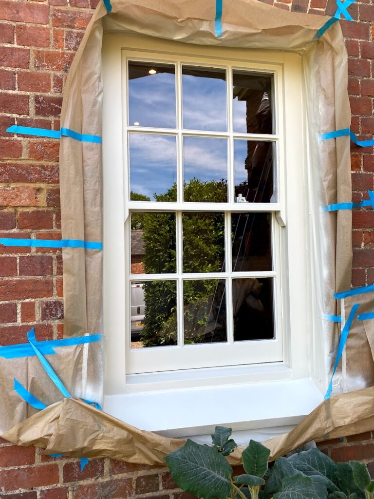 Double glazing old sash windows