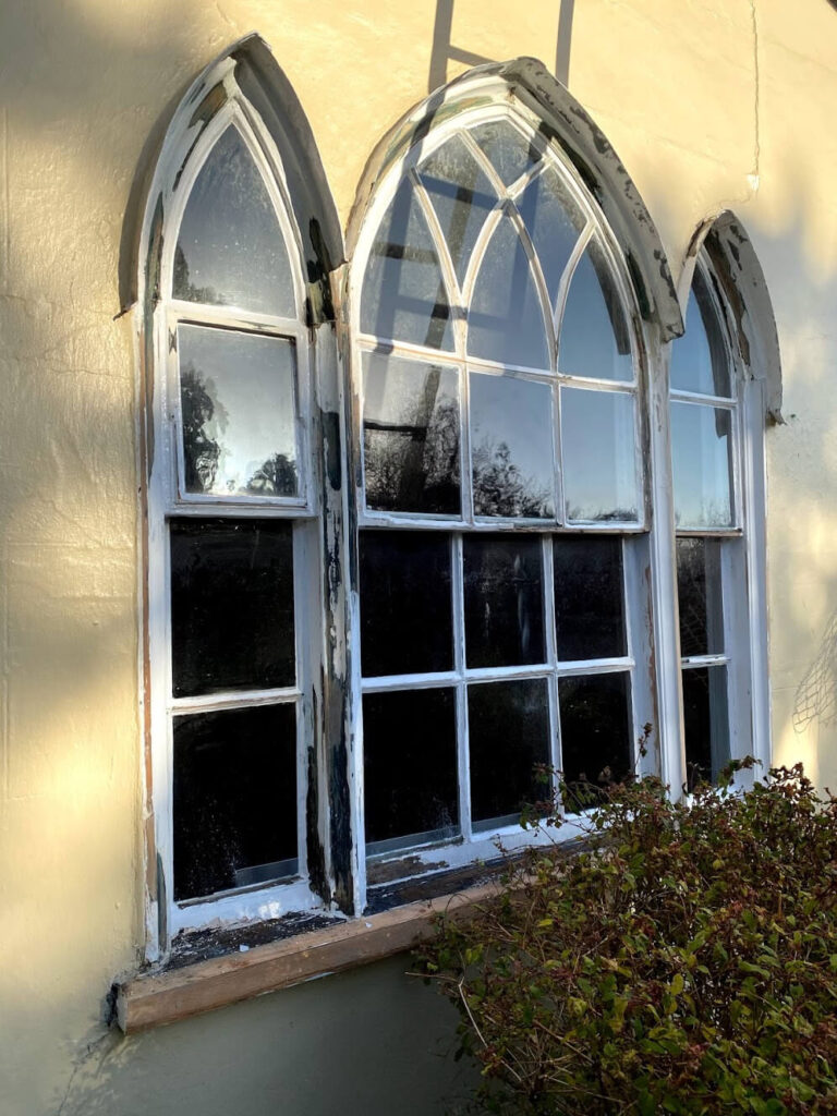 windows restoration on a grade II listed building