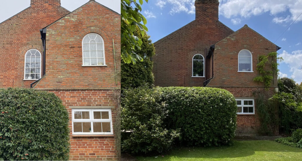 before and after glazing bar alteration