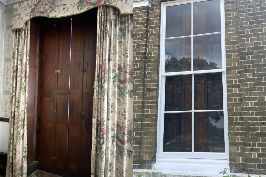 Variations of sash window shutters